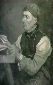 Tidningslasaren by Johan Josef Malmberg