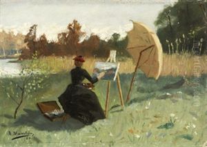 Vid Staffliet by August Malmstroem