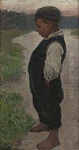 Pojke, Helfigur by August Malmstroem