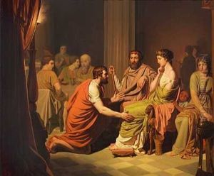 Odysseus I Kong Alkinoos' Palads