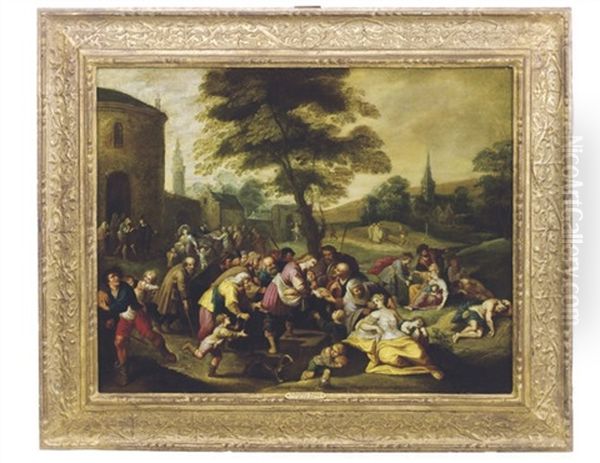 Giving Bread To The Sick - view 1