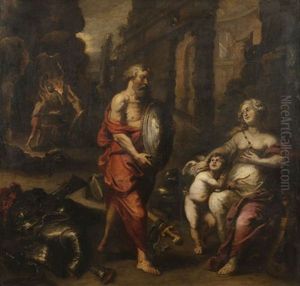 Vulcain Remettant A Venus Les Armes Pour Enee