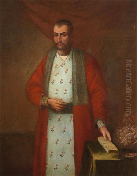 Portrait Of A Persian Gentleman, Three-quarter-length - view 1