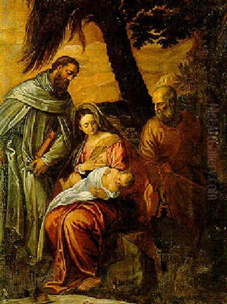 Sacra Famiglia Con Sant' Antonio Di Padova (?) - view 1