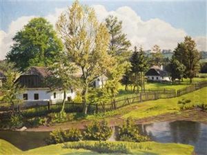 Cottages By The Water by Jan Maly