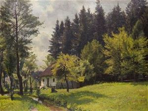 A Cottage By The Forest by Vaclav Maly