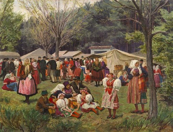 Village Celebration Near Plzen - view 1