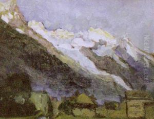 Ansicht Von Davos by Wilhelm Maly