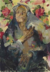 Peasant Woman With A Coloured Shawl