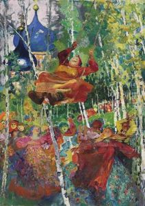 Baba On A Swing