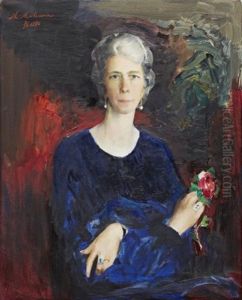 Portrait Of Mina Sederholm, Born Sjocrona (1892-1939)