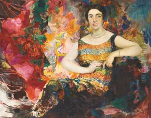 Portrait Of A Lady by Filip Malyavin