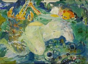 Femme Nue Etendue by Filip Malyavin