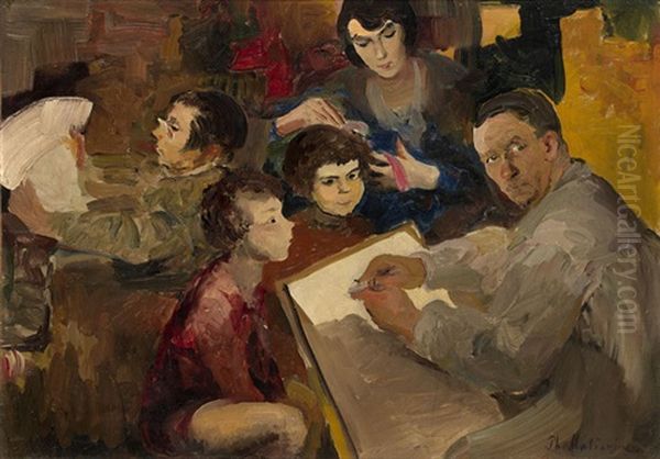 Self-portrait With The Family - view 1