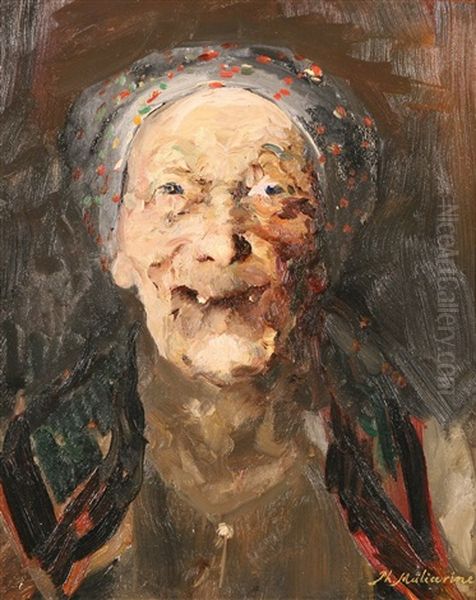 Laughing Peasant Woman - view 1