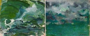 Deux Etudes De Mer (2 Works) by Filip Malyavin