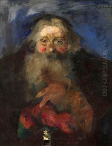 Jolly Peasant by Filip Malyavin