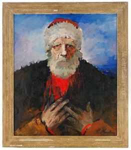 Portrait Of A White-bearded Man In Fur-trimmed Cap