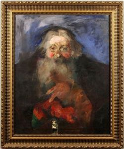 Portrait Of A Rosy Cheeked Peasant by Filip Malyavin