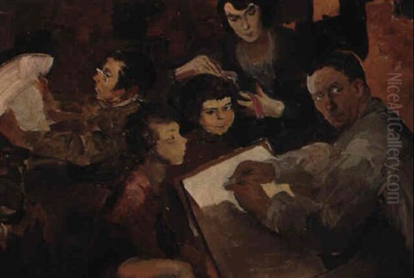 Self-portrait With His Family - view 1