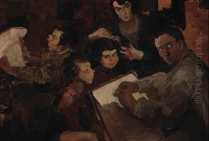 Self-portrait With His Family