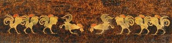 Parade Of Cockerels - view 1