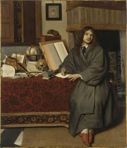 A Portrait Of The Pharmacist Dr Ysbrand Ysbrandsz. In An Interior