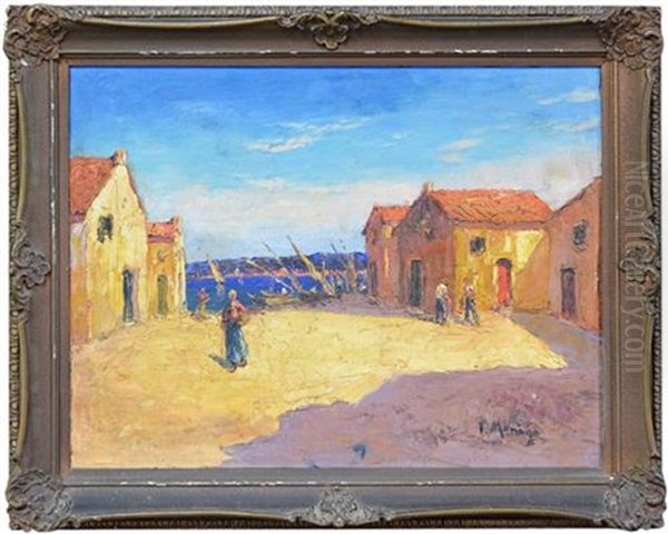 Port Scene, North Africa - view 1