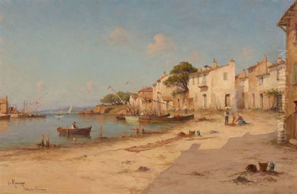 Vue D'un Village De Provence En Bord De Mer - view 1
