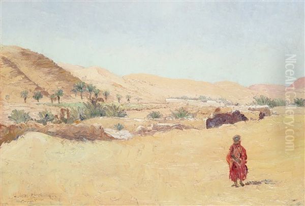 Homme Dans Le Desert Algerien - view 1