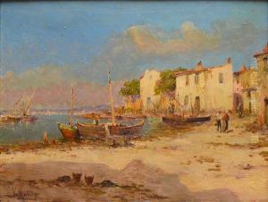 Village De Pecheurs Mediterraneen by Vincent Manago