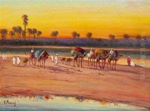 Caravane Aux Bords De L'oasis