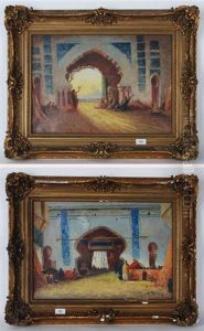 Deux Peintures Orientalistes (2 Works)