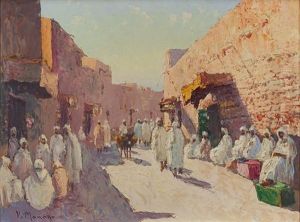 Belebte Gasse In Tunesien
