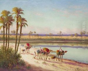 Le Depart De La Caravane by Vincent Manago