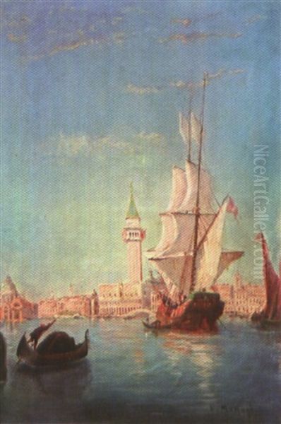 Jeune Femme Au Bord D'un Etang - view 1
