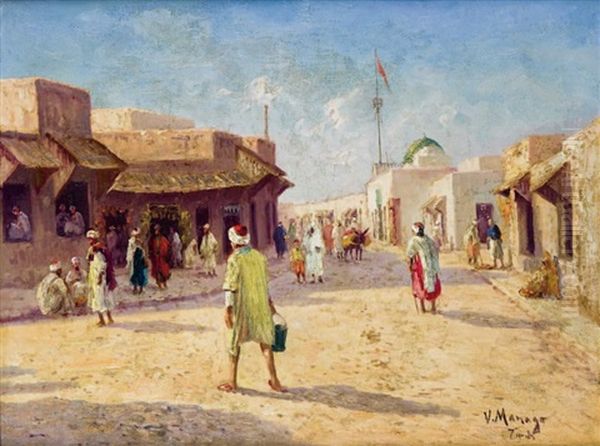 Rue Animee A Tunis - view 1