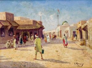 Rue Animee A Tunis by Vincent Manago
