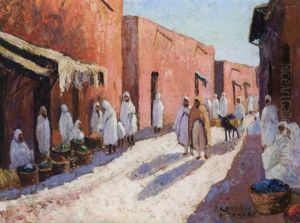 Ruelle Animee En Tunisie by Vincent Manago