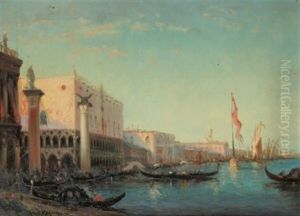 Le Palais Des Doges A Venise by Vincent Manago