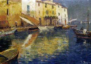 Bateaux De Peches Au Port