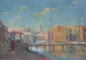 Promenade Le Long Du Canal by Vincent Manago
