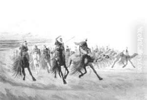 Charges De Guerriers A Dromadaire by Vincent Manago
