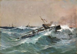 Torpediniera Classe "s" In Navigazione by Ugo Manaresi