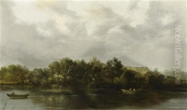 Bewaldete Flusslandschaft - view 1