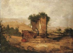 Christ And The Woman Of Samaria by Jacob Sibrandi Mancadan