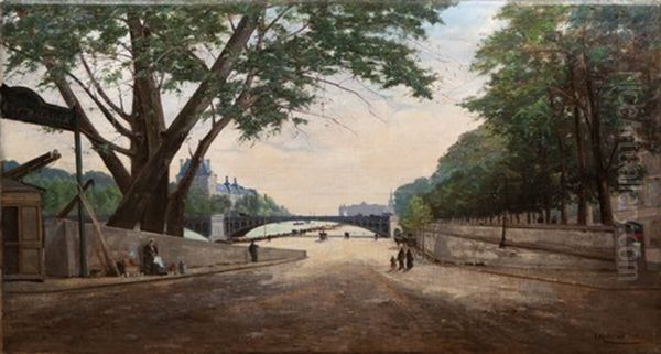 Vue Des Quais Du Louvre, Rive Gauche - view 1