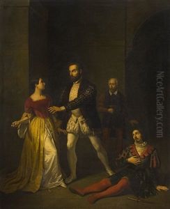 Scena Tratta Dalla Vita Di Torquato Tasso by Giuseppe Mancinelli
