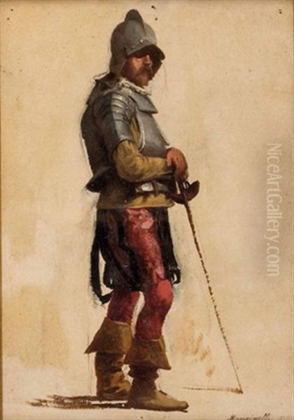 Stehender Musketier - view 1