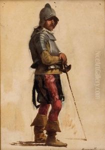 Stehender Musketier by Giuseppe Mancinelli